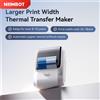 NiiMbot Stampante per etichette a trasferimento termico Niimbot M3 Etichettatrice wireless ad alta definizione da 300 DPI Larghezza di stampa 20-78 mm per ufficio domestico