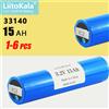 liitokala 1-6 Pezzi LiitoKala 33140 3.2V 15Ah Batterie al Litio LiFePO4 Celle da 3.2V per Pacchi Batteria Fai-da-te 12V 24V per E-Bike, E-Scooter e Utensili Elettrici