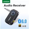 UGREEN 【Especiale RU】UGREEN Bluetooth 6.0 con LDAC, adattatore audio ad alta risoluzione AUX da 3,5 mm per altoparlanti/altoparlanti cablati/stereo