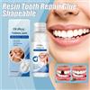 Oralhoe Colla per riparazione dei denti in resina Denti modellabili Lacune Riempimento Colla solida Riparazione temporanea dei denti Forniture per cure dentistiche di emergenza fai-da-te sicure