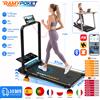 RAMYPOKET Tapis roulant pieghevole da ufficio con inclinazione del 12%, 1-12 km/h,2,5 HP, controllo tramite app e display LED a tre finestre, 150 kg, tapis roulantelettrico per uso domestico, adatto a