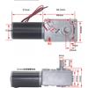 PFDE 5840-31ZY Motoriduttore a vite senza fine DC 12V/24V 7RPM ~ 470RPM Velocità regolabile DC Motoriduttore Miniatura Piccolo motore Coppia elevata Ad alta potenza