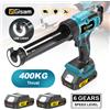 Gisam Gami Pistola per colla elettrica Colla per vetro Pistola per calafataggio 6 velocità Colla per cucire elettrica senza fili Strumento elettrico per Perni batteria Makita 18V