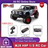 BEYONDSKY NUOVO MJX HYPER GO 1:8 H8P DC RC Auto Wrangler Sensibile Brushless Auto Da Arrampicata 25 km/h In Lega Fuoristrada Elettrico 4WD Veicolo RTR Giocattoli di Controllo Remoto Ragazzo Regalo