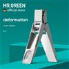 MR.GREEN Innovativo tagliaunghie pieghevole Deformazione pieghevole Forbici per unghie in acciaio inossidabile Strumenti portatili per manicure da viaggio