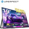 Uperfect Monitor portatile UPERFECT UColor da 19 pollici QLED 4K UHD 3840*2160 144Hz 100% DCI-P3 HDR per computer portatile PC MAC Telefono PS4 Xbox Switch