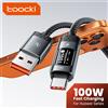 Toocki X111 Cavo USB tipo C da 100 W 6A Ricarica rapida, cavo USB C con display digitale OLED per iPhone 17 Samsung Huawei Honor Xiaomi