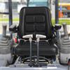 NONE Sedile Ergonomico per Muletto con Schienale Regolabile, Braccioli e Cintura di Sicurezza in Pelle PVC, Comodo per UTV, ATV e Trattori