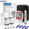 sejoy Misuratore di Glicemia Kit per Test del Diabete Macchina per Lancette Glucometro con 50 Strisce Reattive Lancette Misuratore di Zucchero nel Sangue