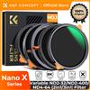 K&F CONCEPT Filtri Variabili per Obiettivi Fotografici 49-82mm ND2-32/ND2-400/ND4-64/ND8-128/ND3-1000 (2in1/3in1) Serie Nano-X