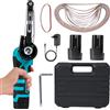 OWJHE Mini Levigatrice a Nastro Elettrica 300W 10000rpm, Smerigliatrice Angolare, Utensile Lucidatrice a Nastro Senza Fili per Batteria 16.8V