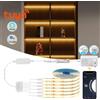 Lcamaw Set di illuminazione a LED COB TUYA Smart 2/4/6 pezzi compatibile con Alexa Echo Plus, Google Assistant e controllo vocale tramite app per armadi e vetrine
