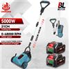 ONEVAN Tagliaerba Elettrico Senza Fili 5000W, Trimmer per Erba con 3 Livelli di Regolazione, Attrezzi da Giardino Compatibili con Batteria Makita 18V