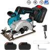 DWiusty Sega Circolare Senza Spazzole 5 Pollici, Sega Elettrica a Batteria, Macchina per Taglio Legno Regolabile, Sega Portatile per Lavorazione del Legno Compatibile con Batteria Makita