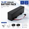 Makita Batteria agli ioni di litio da 12800mAh 14.8V per Robot Aspirapolvere Compatibile con Xiaomi Mijia STYTJ02YM Vacuum Mop P MVXVC01-JG Haier JX37 Batteria di Ricambio Spedizione Rapida UE