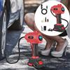 NONE Compressore d'aria portatile senza fili da 21V, 180PSI, con manometro digitale, alimentato a batteria ricaricabile, gonfiaggio rapido per auto, moto, biciclette e palloni sportivi, gonfiatore di