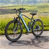 Aairsk GT900 bici elettrica a sospensione integrale, 21 velocità, batteria 36V 13AH, con blocco intelligente NFC, autonomia 40-60 km, mountain bike per adulti, motore 250W, velocità massima 25 km/h.