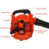 NONE Soffiatore a Gas 750W con Motore a 2 Tempi 25.4CC, Volume d'Aria 275.45CFM, Serbatoio Olio 0.65L, Soffiatore Portatile Potente per Foglie e Neve