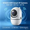 NONE Telecamera WiFi Intelligente da Interno 1080P 2MP Pan-Tilt 360° ° Monitor per Bambini con Visione Notturna, Audio Bidirezionale, Avviso di Movimento e Controllo Remoto tramite App