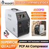 podofo Compressore d'aria PCP Podofo 220V 12V 4500Psi 350W ad alta pressione con sistema di raffreddamento ad aria e funzione di arresto automatico per bombole da immersione e ricarica fucili ad aria