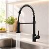 NONE Rubinetto da Cucina Estraibile con Miscelatore Acqua Calda e Fredda, Rotazione a 360° ° Rubinetto da cucina girevole a doppia funzione con doccetta, monocomando, in ottone massiccio, per lavello