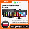 MEKEDE Schermo Touch Screen Intelligente Portatile per Auto da 10,26 Pollici, Display Wireless CarPlay Android Auto Mirror Link, Unità Principale con BT FM AUX DSP, Supporto per Registrazione con