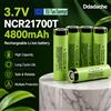 Batteria al litio a ricarica rapida 3.7V NCR21700T 4800mAh, nuova di zecca, scarica continua 30A, per torce elettriche, pacchi batteria fai-da-te, batterie per avvitatori elettrici