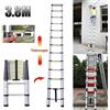 DayPlus Scala Telescopica in Alluminio - Robusta, Multiuso, Pieghevole e Portatile con Piedini Antiscivolo (3,8M/12,5FT)