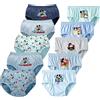 BEAST KINGDOM 5/10 Pezzi di Mutandine Triangolari in Cotone per Bambini con Stampa del Personaggio Cartoon Mickey, Slip Morbidi per Ragazzi, Mutandine per Bambini Piccoli