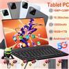 NONE Tablet Android 13 da 10,36 Pollici per Multitasking, Processore a 14 Core ad Alta Velocità, Memoria Ampia da 16GB+1TB, Batteria da 20000mAh per Video Continui, Dual SIM 5G Wi-Fi, Fotocamere da