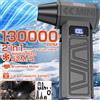 NONE Potente Ventilatore Turbo, Soffiatore a Getto Violento, Strumento di Pulizia, Aspirapolvere, Asciugacapelli, Soffiatore d'Aria Elettrico Senza Fili per Auto, Casa, Esterni, Prodotti Elettronici
