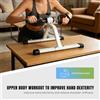 Cyclette Portatile Mini con Resistenza Regolabile, Pedaliera per Esercizi di Braccia e Gambe, Allenamento e Riabilitazione, Fitness Domestico