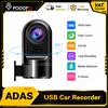 podofo Dash Cam USB Podofo Compatibile con Radio Multimediale per Auto Android, Avvisi ADAS LDWS FCWS, 170° ° Registratore di guida per auto con angolo ampio, registrazione in loop 1080P, sensore G e