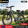 Aairsk Bicicletta elettrica Aairsk S800 con batteria rimovibile 36V 13Ah, 250W, 7 velocità, 26 pollici - motore silenziato, forcella ammortizzata, freni a disco