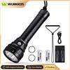 Wurkkos Torcia Subacquea Wurkkos DL40 5000 LM con Fascio Regolabile, Lunga Portata, Impermeabile, Illuminazione Notturna Professionale per Immersioni