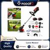 Podofo 21V Decespugliatore a batteria, Tagliaerba, Tagliabordi, Rasaerba Elettrico con Indicatore LED di Carica, Utensile da Giardino per Tagliare Erba, Erbacce e Piccoli Arbusti