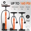West Biking Pompa per Biciclette WEST KIKING con Manometro, Gonfiatore Multifunzione per Biciclette e Auto, 160PSI con Manometro ad Alta Pressione, Pompa d'Aria con Ugello 3-in-1
