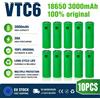 RYOBI Batteria agli ioni di litio VTC6 18650 da 3000mAh 3.7V 30A, confezione da 10-50 pezzi - Disponibilità Locale UE, Spedizione Veloce, per Utensili Elettrici e Torce