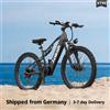 Aairsk XT90 Mountain bike elettrica, pneumatici 26"×2.6", batteria rimovibile 48V 20AH, autonomia 100 km, motore 250W, 21 velocità, doppia sospensione, con NFC, bici elettrica tutto-terreno per