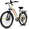 bodywel Bicicletta Elettrica per Adulti 26 Pollici 250W, E-Bike da Città, Batteria Rimovibile 36V 13Ah, 7 Velocità, Forcella Ammortizzata, Display LCD, Modello Bodywel A26