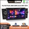 Podofo Autoradio da 7'' per FIAT Punto 2005-2009/Linea 2007-2011 Wireless CarPlay Android Car Multimedia Stereo WIFI GPS Navigazione FM/RDS BT 2din Head Unit HD EQ Touch Screen Mirrorlink Wifi
