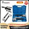 NONE Compressore Universale per Molle Podofo 2645lbs / 1200KG, Kit Attrezzi per Compressione Molle Elicoidali con Valigetta, 2.7-10.6 Pollici
