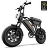 URLIFE Bicicletta Elettrica per Adulti URLIFE T16, 250W di Potenza Massima, Batteria Rimovibile 48V 13Ah, Pneumatici Fat 16*3.0, Sospensione Completa, E-bike Fuoristrada con Freni a Disco