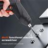 NONE Podofo Set Cacciavite Elettrico Senza Fili 3.6V 47-in-1, Kit Trapano Avvitatore Ricaricabile con Ricarica USB, Luce LED da Lavoro, Mini Utensile Portatile per Riparazioni Fai-da-te Domestiche,