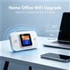 NONE Router WiFi Portatile 4G LTE 150Mbps, Hotspot Mobile Wireless Tascabile, Modem MiFi con Slot per Scheda SIM, Ripetitore WiFi Alimentato a Batteria per Viaggi e Casa