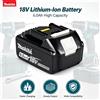 Makita Batteria Ricaricabile Originale Makita 18V 6.0Ah Compatibile con BL1860B BL1850 BL1840 BL1830 per Utensili Cordless