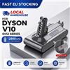 Batteria di Ricambio 25.2V 12800mAh Compatibile con Aspirapolvere Senza Fili Dyson V10 SV12 V10 Absolute V10 Animal, Pacco Batteria ad Alta Capacità e Lunga Durata