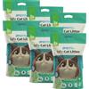 BPS BUENA PET SHOP 36LITRI (6 sacchi da 6 litri) PROFUMO TE VERDE Lettiera GATTO TOFU Agglomerante smaltibile wc Senza Polvere e Senza odori