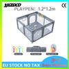 NONE Box per Bambini Premium Grande con Imbottitura Morbida Anti-Collisione, Piscina di Palline Integrata, Centro Attività Tutto-in-Uno per Bambini da 0 a 5 Anni, Parco Giochi Sicuro per Uso Interno ed