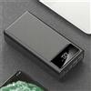 NONE Power Bank da 50000mAh con Display Digitale della Batteria, 4 Porte USB, Potente Torcia per iPhone Samsung Huawei Xiaomi, Ricarica Rapida - Spedizione Veloce